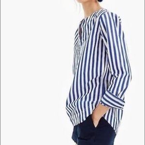 J.crew striped tunic / shirt